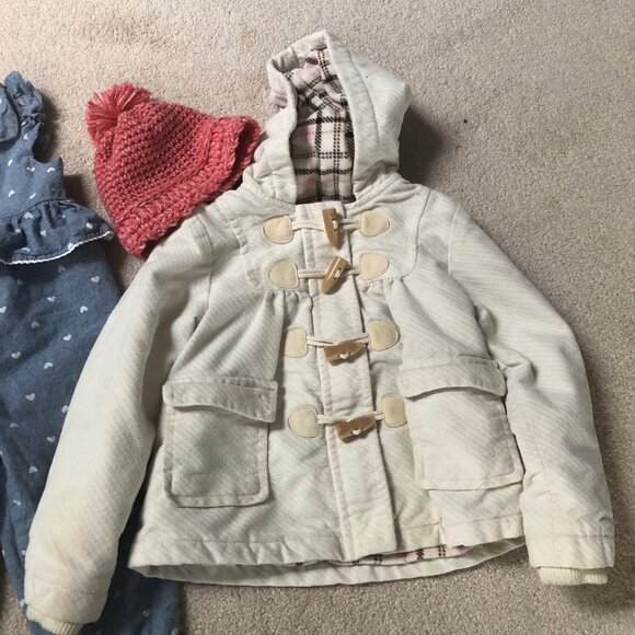 Girls Bundle Sperry Port Boot Rain /Girls Coat/Hat 2 Rachel Zoe Outfit Sz 24mo. - Picture 5 of 7